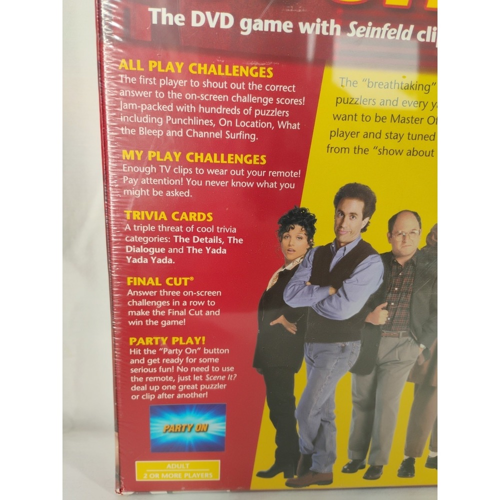 Mattel Scene It DVD Game Seinfeld Edition New & Sealed - Picture 4 of 8